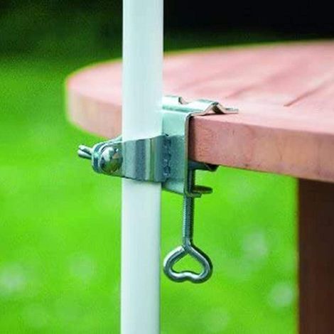 Sonnenschirmhalter für Balkon, Tischklemme für Terrassen- und Strandsonnenschirme, Durchmesser 24 mm–32 mm (1/5)