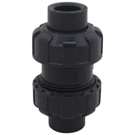 40-mm-PVC-Rückschlagventil – Rückflussverhinderung für Schwimmbäder – Geeignet für Rohrleitungssysteme – 40 mm Innendurchmesser (1/5)