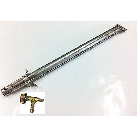 BRUCIATORE PER BARBECUE FAI DA TE CM 50 DRITTO GAS BOMBOLA PIETRA OLLARE A 6 (1/2)