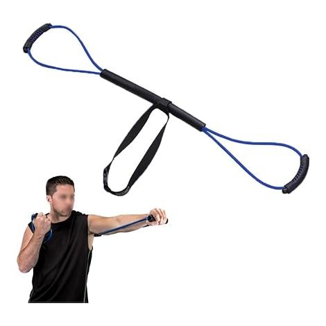 Resistance Bands Boxing Resistance Rope with Handles for MMA Pull Rope Agility Arm Training - 25 lbs (1/5)