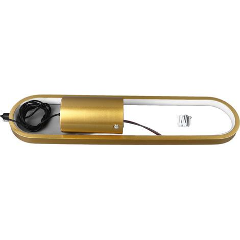Lampadario semplice da 18W, lampada a sospensione moderna, 3 temperature di colore, LED, 85-265V, per camera da letto, soggiorno, oro. (1/5)