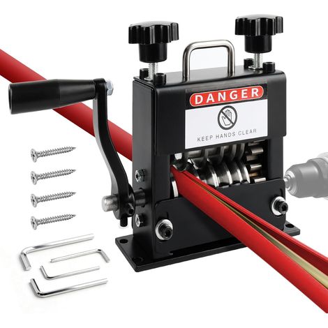 Machine à dénuder manuelle portable avec trous pour câble de 0,5 à 17 mm et fil de réseau, manivelle/électrique double mode pour le recyclage des déchets de cuivre (1/5)