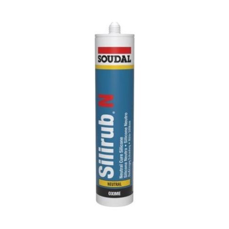 SILICONA SILIRUB N TRANSLUCIDA 300ML - SOUDAL
