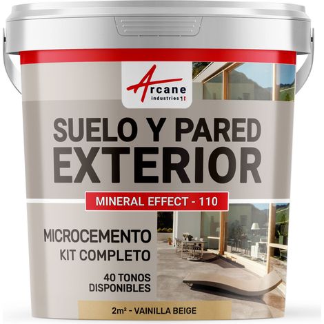 Microcemento para exteriores: suelos, muros, terrazas, balcones, escaleras