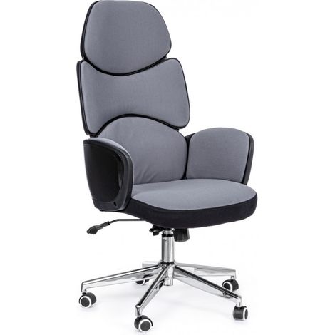 Poltrona Ufficio con Braccioli Armstrong Grigio Scuro / Nero Bizzotto - 0710652 (1/5)