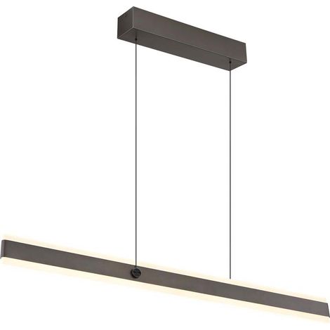 Pendelleuchte Hängelampe Deckenlampe LED Fernbedienung Dimmbar L 100 cm 36 Watt