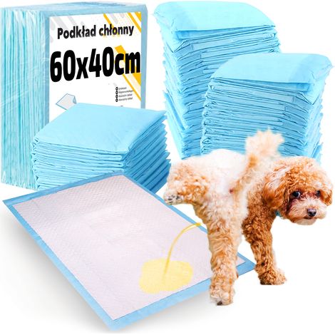 Saugfähige Hygieneeinlagen für Tiere 60x40 cm - 50 Stück