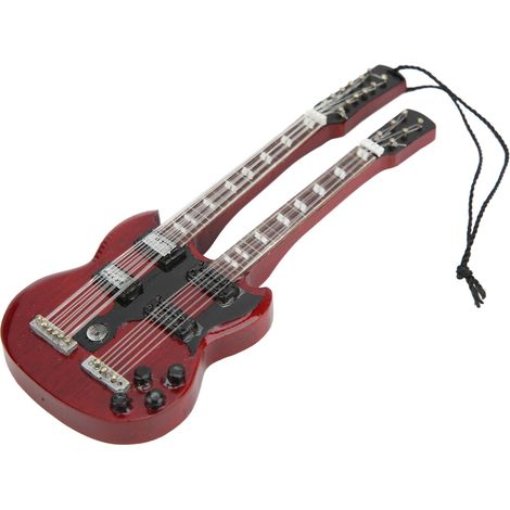 Anhänger mit Musikinstrumenten, Doppelbass, kunstvoll gefertigt, exquisite Mini-Musikinstrumenten-Kollektion, Dekoration (1/5)