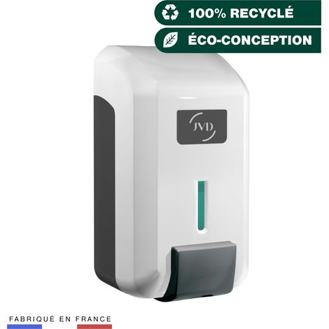 JVD – Distributeur de savon mousse 700 ml – Réservoir amovible – Débit 0.25 mL – Compatible savon mousse – Fermeture à clé (1/5)