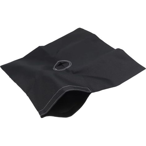 Lot de 3 sacs de sable en toile robuste pour la stabilité extérieure – Base de remplissage réutilisable pour tentes, parasols, jardin, terrasse, ancrage, 45,7 x 48,3 cm, noir (1/5)