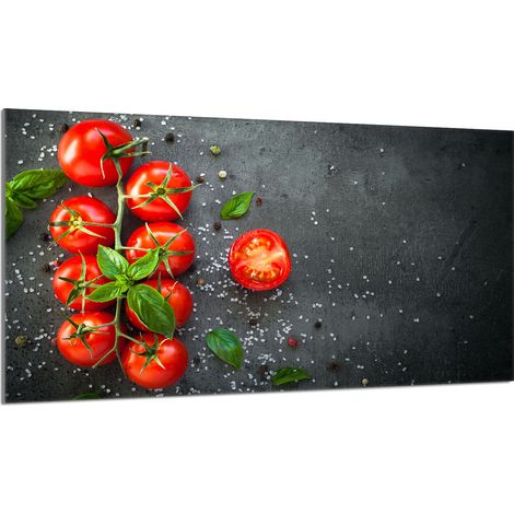 Glas-Herdplattenschutz 90x52 Tomaten (1/5)