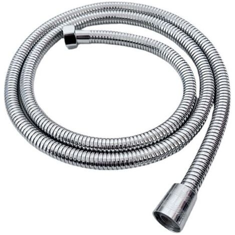 BUNTHAUS Flexible de douche en acier inoxydable de 1,5 m – Anti-torsion, haute pression – Raccord universel G1/2 (1/2)