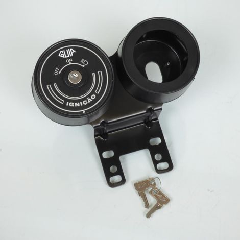 runder Zählerhalter Ø60mm mit Schlüsselschalter neiman für Moped