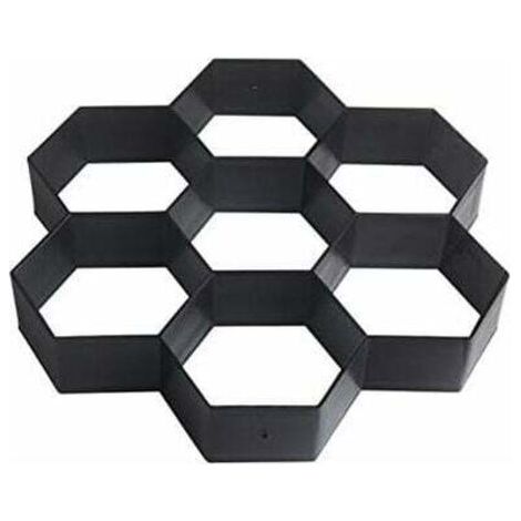 Moule à pavé en béton 29 x 29 cm chemin terrasse allée patio jardin bricolage pierre route moule