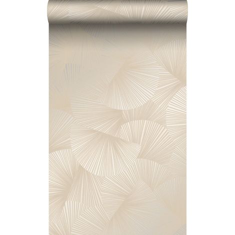 papier peint graphique 3D beige  - Origin Wallcoverings (1/5)