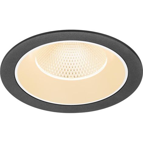 Encastré downlight NUMINOS® XL intérieur 2700 K 40° IP20 rond noir /blanc - SLV - 1009922