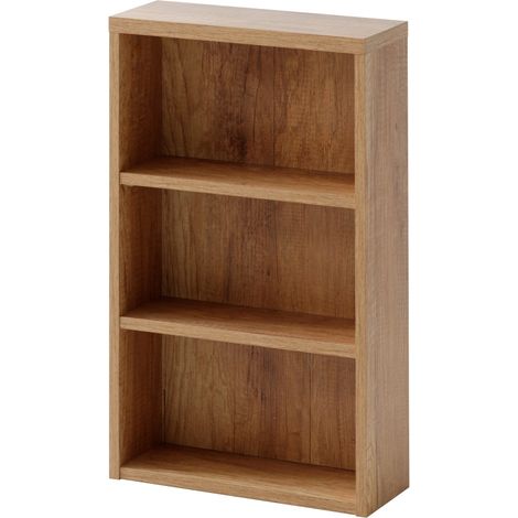 Mobile da stoccaggio KALUNA 65 cm – Colore legno di noce – Piccolo formato sospeso rustico