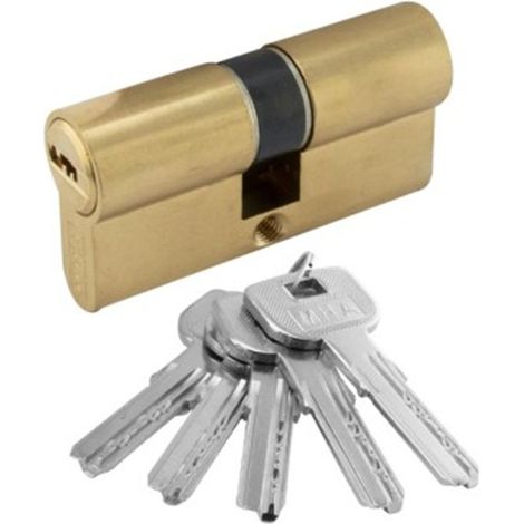 Cilindro seguridad latón - 60 (30x30mm), MHA
