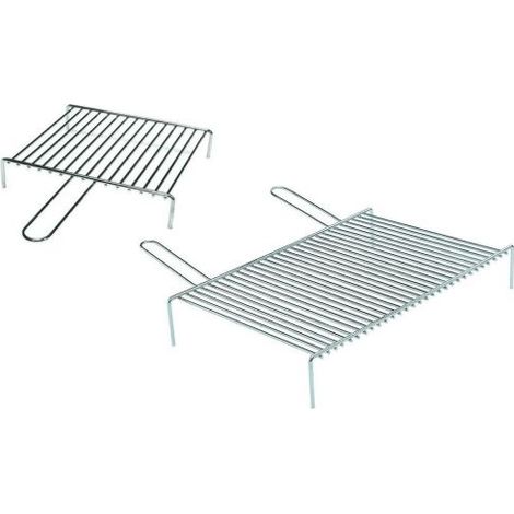 Graticola Griglia per Camino Barbecue Fornacella Cromata 30 x 35 cm