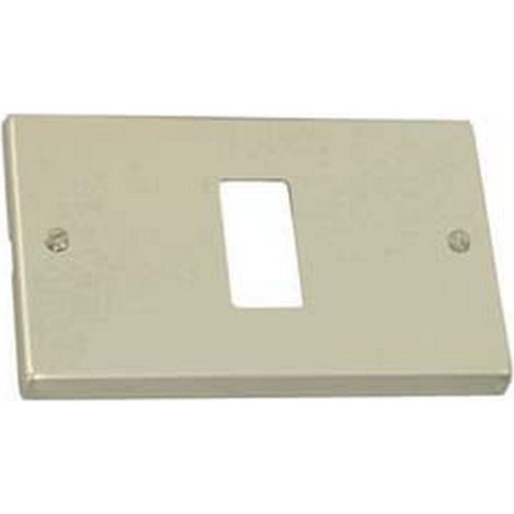 10PZ PLACCA 1 POSTO IN ALLUMINIO PAGLIERINO - mm.115x80h.