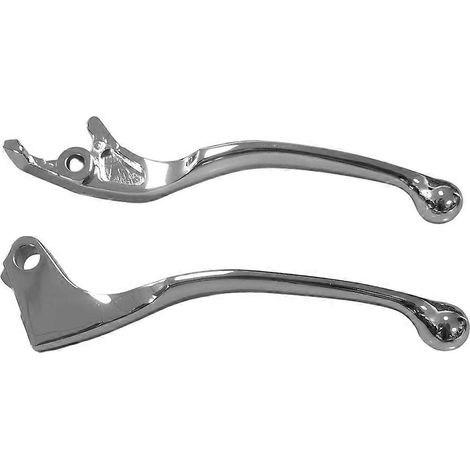 1 par de palancas de embrague y freno cromadas para Honda Shadow 600 (1988-2007), Shadow 750 (1998-2024) y VTX1300 (2003-2009). (1/5)