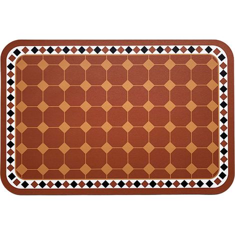 Set de table PVC double face antidérapant, isolant thermique 40x30cm, pour hôtel restaurant cuisine Type5 (1/5)