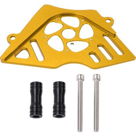 Plaque de protection de chaîne de moto avant en alliage d'aluminium oxydé, remplacement pour XL250 2011-2014 Or (1/5)