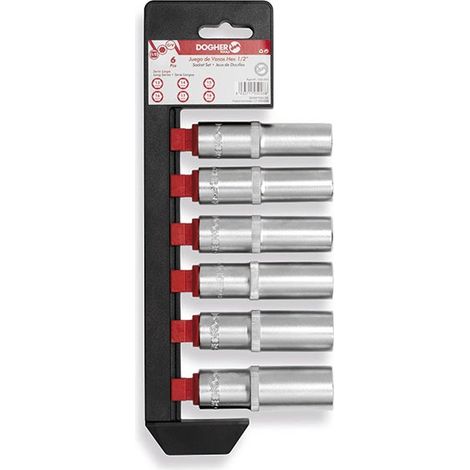 Set mit 6 Stk. Innensechskant 1/2 f/lang  DOGHER 532-051