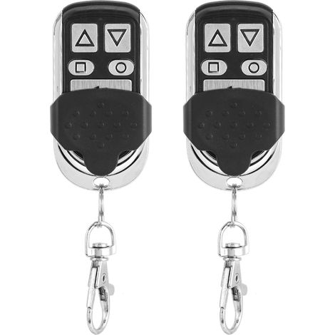 Télécommande universelle sans fil 4 boutons KB109, 2 pièces, copie de code, sécurité pour porte de garage et portail (1/5)