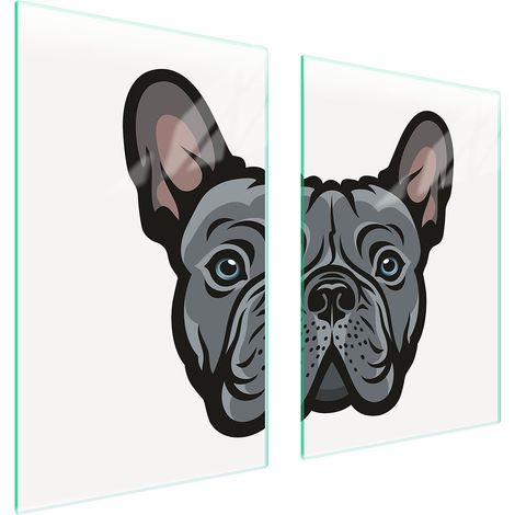 PLACA PROTECTORA DE VIDRIO PARA COCINA 65x52 PERRO (1/5)