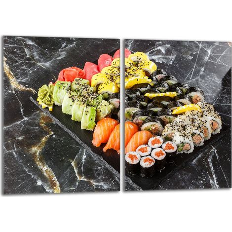 Glasschutzplatte für den Herd 2x40x52 Sushi (1/5)