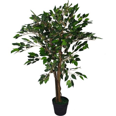 90cm Artificial Ficus 90cm Plant Green - Large (1/3)