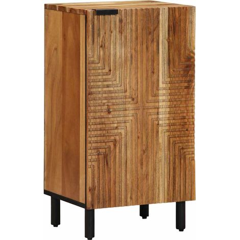 Sideboard with Shelf Brown 40 x 33 x 75 cm Solid Acacia wood vidaXL (1/5)
