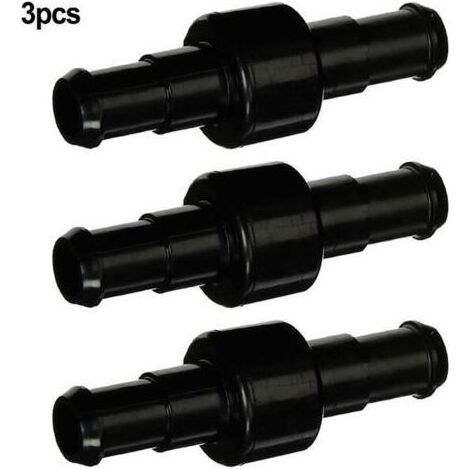 Boostez votre nettoyeur de piscine avec le tuyau pivotant à roulement à billes noir D20 (3 pièces) (1/5)
