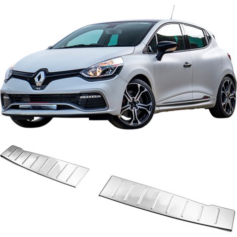 Stoßstangenabdeckung aus Edelstahl, verchromt, Renault Clio IV HB 2012-2019 (1/5)