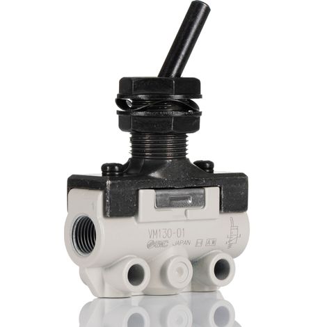 Vanne pneumatique SMC VM100 Levier à bascule Pneumatic Relay, R 1/8, 1/8 ( Prix pour 1 )