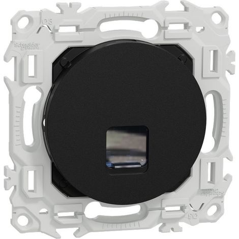Prise RJ45 - Cat.6 UTP grade 1 à 2 - Odace 2025 - S940475 - Schneider - Noir onyx