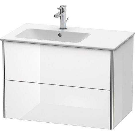 Meuble sous-vasque XSQUARE 560x810x478m avec éclairage li blanc nordique