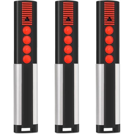 Lot de 3 émetteurs portatifs de rechange pour SOMM-4020V000, télécommande de porte de garage 4 canaux 868,8 MHz, compatible avec motorisation de portail SOMMER (1/5)