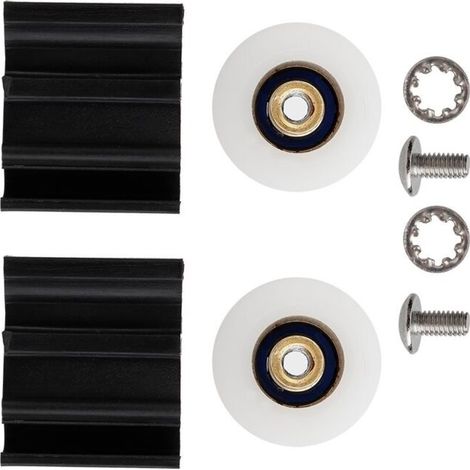 Kit di ricambio per ruote di porte per serre Halls da 22 mm (1/4)