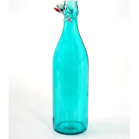 Bormioli Bottiglia Giara Azzurra 1 Litro con Tappo