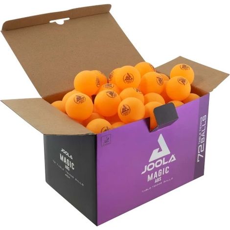Palline da ping-pong Joola Magic ABS, 72 pezzi - Arancione (1/2)