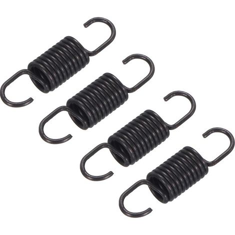 4 pièces Noir Ressorts de Rechange pour Fauteuil inclinable de 68 mm Ressorts de Tension à Double Crochet (1/4)
