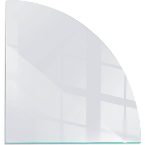 Plaque décorative de protection avec impression sous cheminée pour salon Couleur Gris clair 1/4 100x100 cm (1/5)