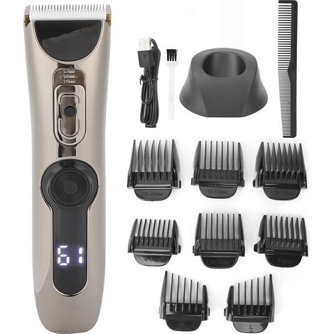 Tondeuse À Cheveux Électrique Sans Fil USB - Tondeuse Pour Barbe Et Cheveux - Usage Domestique - 1 Pièce (1/5)