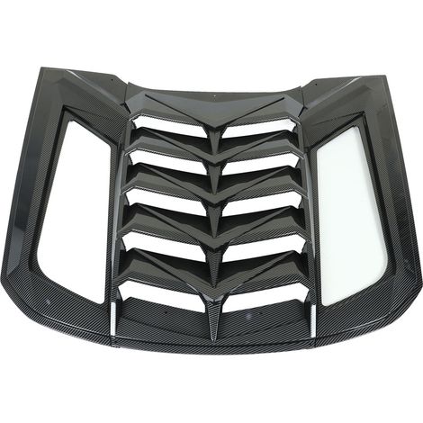 Deflecteur Arriere ABS Plastique Style Course Anti-Intemperie Compatible Ford Mustang 2015-2021 Kit Aeration (1/5)