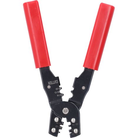 Mehrzweck-Abisolier-, Crimp- und Drahtschneider für Elektrokabel, Klemmen- und Kabelschuhwerkzeug (1/5)