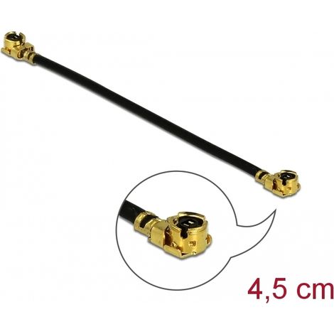Delock Antena Cable MHFÂ® I macho a MHFÂ® I macho 1,13 4,5 cm