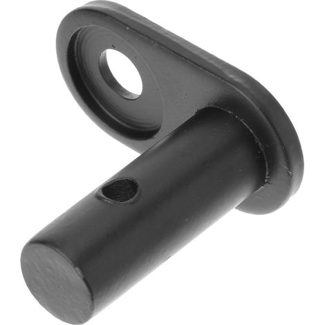 Attelage Coudé pour Remorque de Vélo en Acier Noir, Facile à Attacher Détacher, Accessoire pour Fixation de Chariot Arrière (1/5)