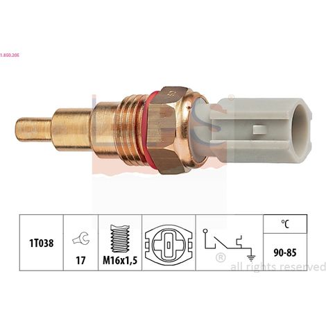 Interrupteur de température, ventilateur de radiateur EPS 1.850.205 MAZDA